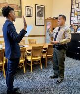 Swearing in
