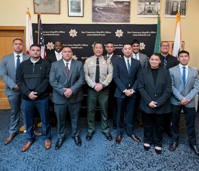 SFSO New Recruits Including One Academy Graduate