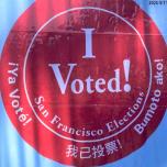 San Francisco Sheriff's protect the voted ballots on Election Day