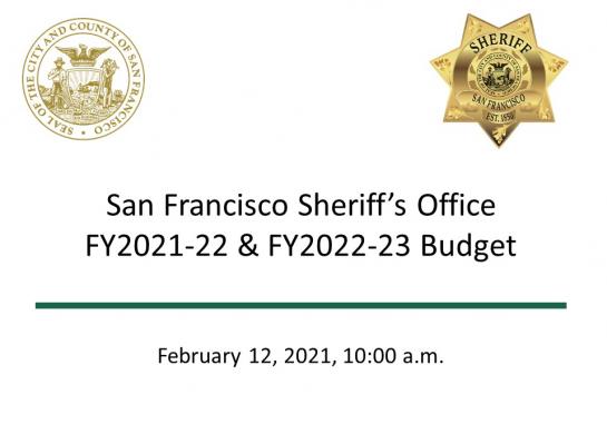 San Francisco Sheriff S Office San Francisco Sheriff S Department